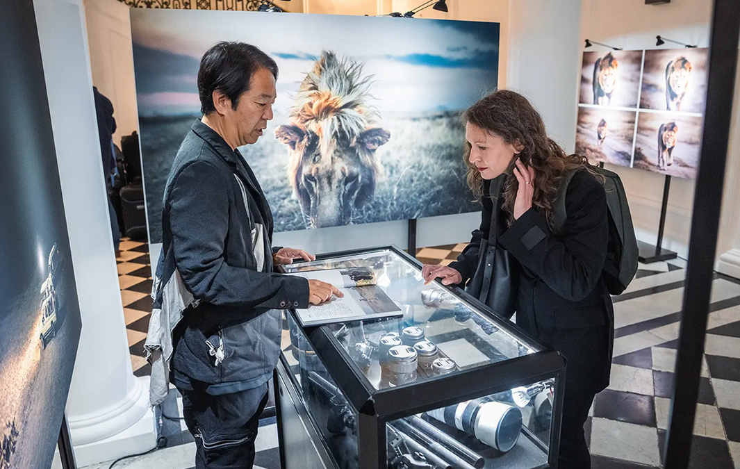 パリ展の展示風景